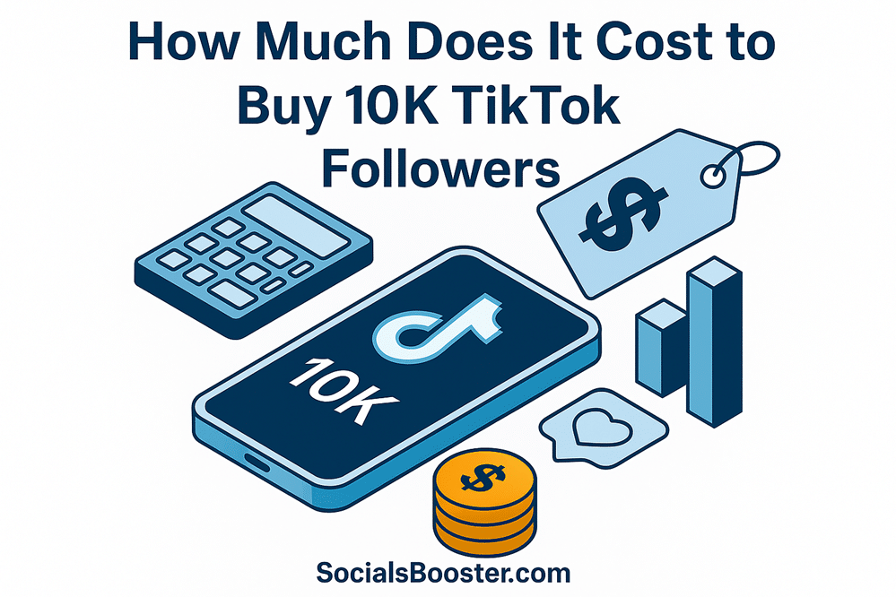 how much does it cost to buy 10k tiktok followers​